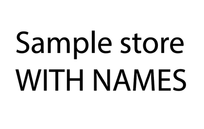Sample set - With name