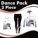 KK Dance Studios LADIES 3 GARMENT DANCE PACK