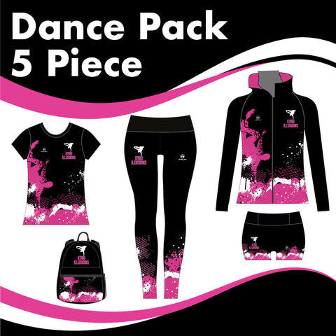 Xtro Illusions Dance Company 5 GARMENT ULTIMATE DANCE PACK