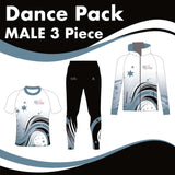 KK Dance Studios MALE 3 GARMENT DANCE PACK