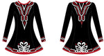 Niamh White Long Sleeve Dance Dress
