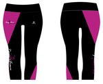 Lacey Brown 3/4 Length Capri leggings