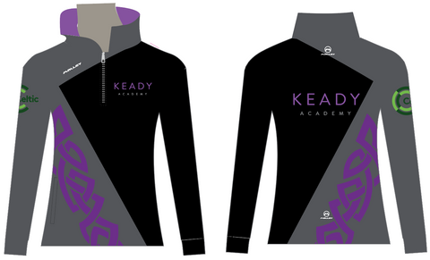 Keady Academy Male Half Zip Tracksuit top