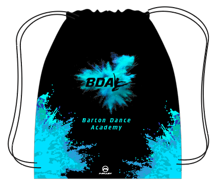 Barton Dance Academy MALE Gym sac