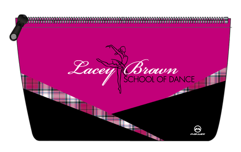 Lacey Brown Mini Zip Bag