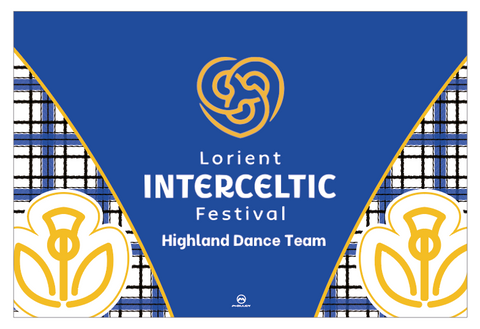 Festival Interceltique Lorient - Highland Dance Team Banner