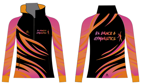 R4 Dance & Gymnastics Half Zip Tracksuit top