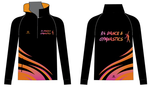 R4 Dance & Gymnastics Male Half Zip Tracksuit top