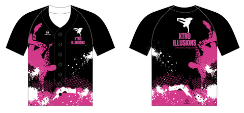 Xtro Illusions Dance Company Baseball top