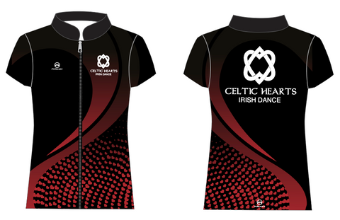 Celtic Hearts Zip Jig top