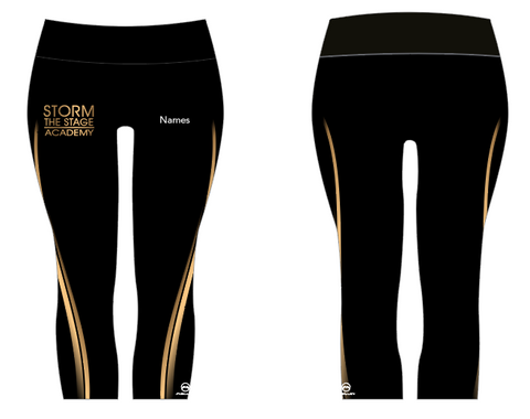 STORM THE STAGE ACADEMY 3/4 Length Capri leggings SP