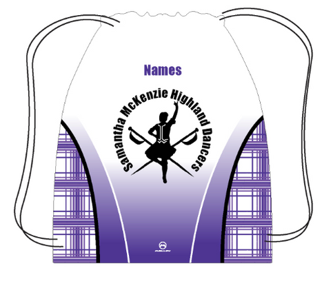 Samantha McKenzie Highland Dancers Gym sac