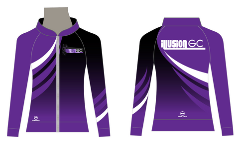 Illusion Gymnastics Club Bomber Style Studio Top