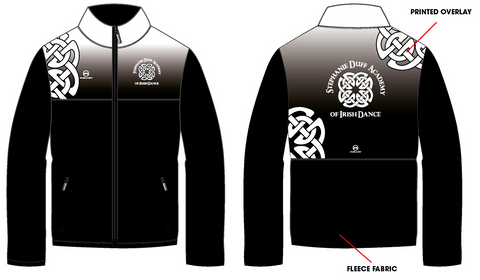 NEW Stephanie Duff Academy UNISEX Fleece Jacket - Male design
