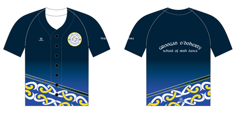 Groogan O'Doherty School UNISEX Baseball top - MALE Design