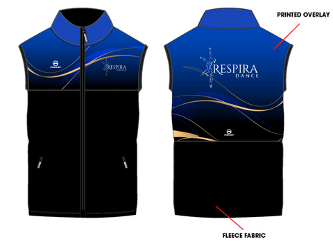 NEW Respira Dance UNISEX Gilet