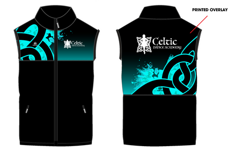 NEW Celtic Dance Academy UNISEX Gilet