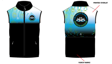 NEW Lir Dance Academy UNISEX Gilet