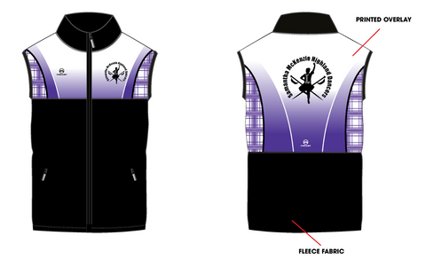 NEW Samantha McKenzie Highland Dancers UNISEX Gilet