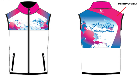 NEW Aspire Academy UNISEX Gilet