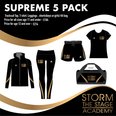 STORM THE STAGE ACADEMY 5 GARMENT SUPREME DANCE PACK SP