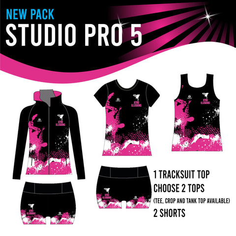 NEW Xtro Illusions Dance Company STUDIO PRO 5 Pack