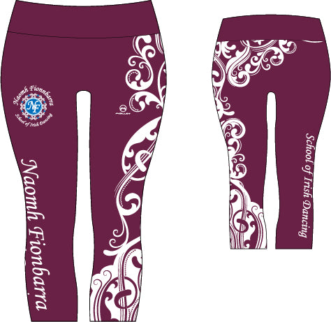 Naomh Fionnbarra School 3/4 Length Capri leggings