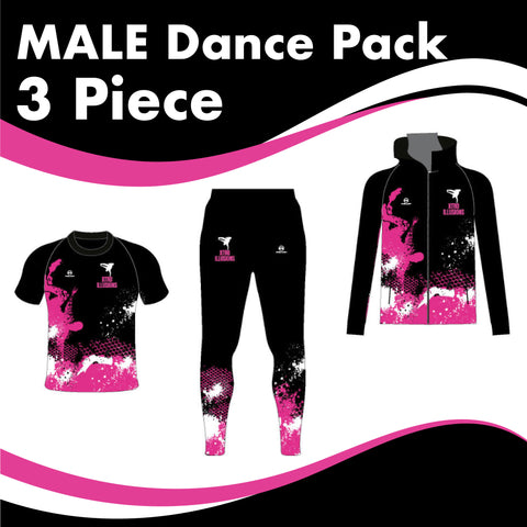 Xtro Illusions Dance Company MALE 3 GARMENT DANCE PACK