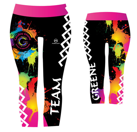 Caroline Greene 3/4 Length Capri leggings