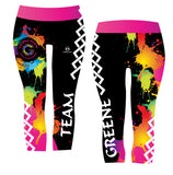 Caroline Greene 3/4 Length Capri leggings