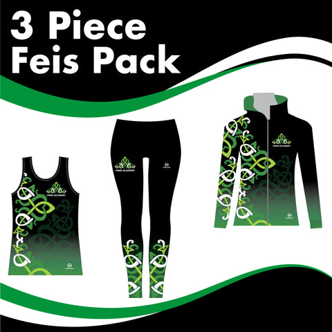 VWID ACADEMY 3 GARMENT IRISH DANCE PACK
