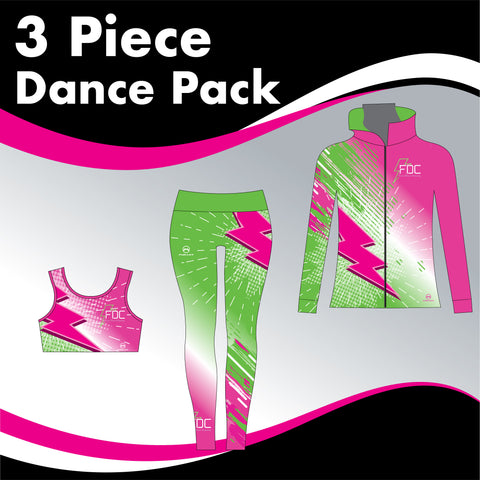 Fusion Dance Company 3 GARMENT DANCE PACK