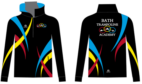 Bath Trampoline Male Half Zip Tracksuit top