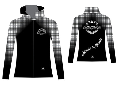 Delma Wilson Ladies Black Tracksuit top