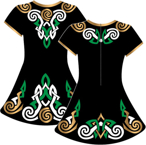 Aontacht Academy Short Sleeve Dance Dress