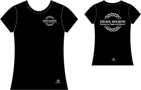 Delma Wilson Plain Black T-shirt